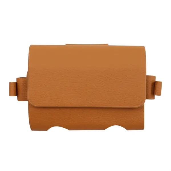Golf Pouch Leather Holder for 2 Balls and Tees