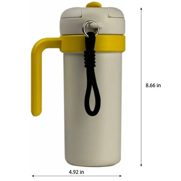 23oz. Large Capacity Stainless Steel Insulated Bottle Handle