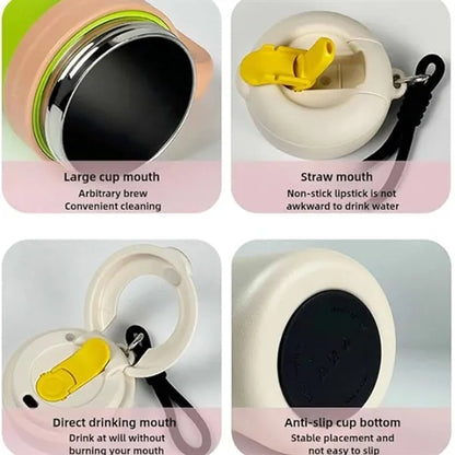 23oz. Large Capacity Stainless Steel Insulated Bottle Handle
