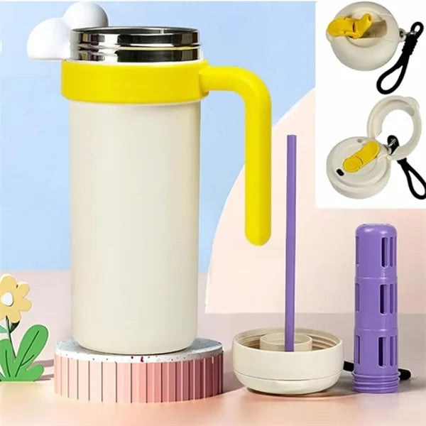 23oz. Large Capacity Stainless Steel Insulated Bottle Handle