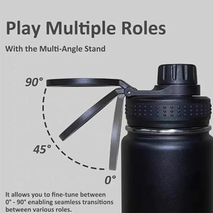 25oz. Magnetic Phone Holder Stainless Steel Insulated Bottle