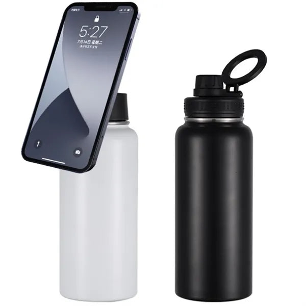 25oz. Magnetic Phone Holder Stainless Steel Insulated Bottle