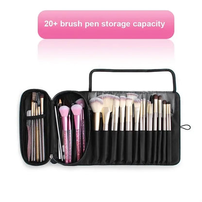 Makeup Brush Travel Bag Organizer