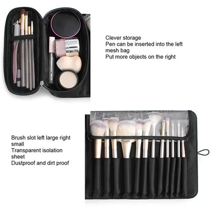 Makeup Brush Travel Bag Organizer