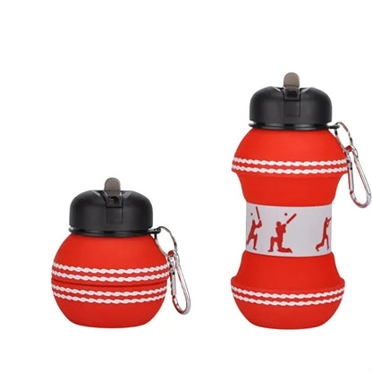 Collapsible Silicone Sports Ball Shaped Bottle