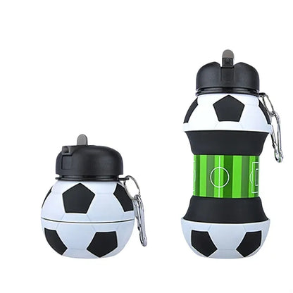 Collapsible Silicone Sports Ball Shaped Bottle