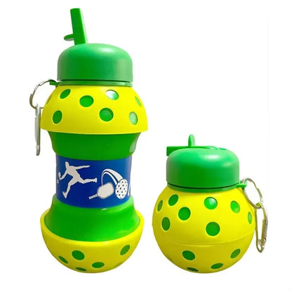 Collapsible Silicone Sports Ball Shaped Bottle