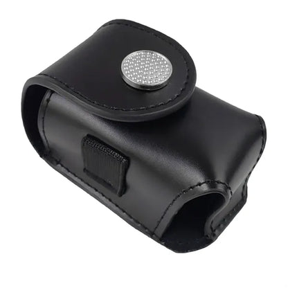 Mini Leather Golf Ball Pouch Belt Clip Accessory Bag