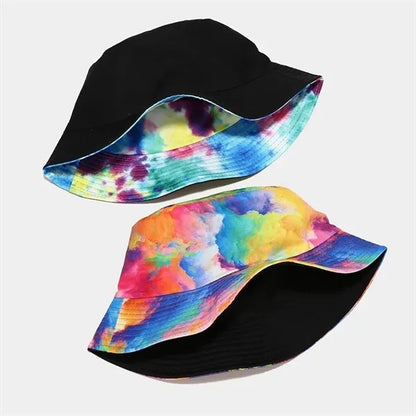 Double Side Wear Tie Dyed Bucket Hat