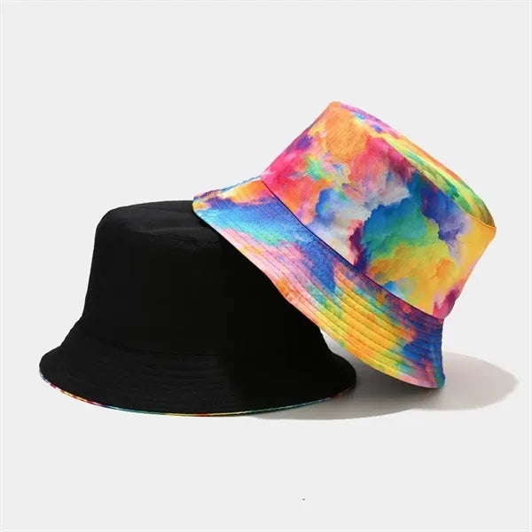 Double Side Wear Tie Dyed Bucket Hat