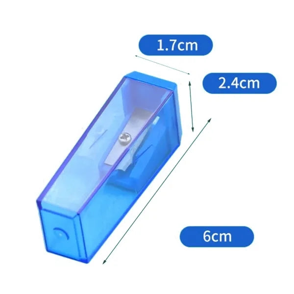 Mixed Color Transparent Pencil Sharpener