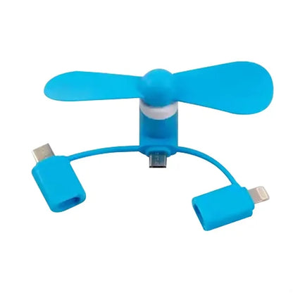 3 In 1 Mini Usb Cellphone Fan