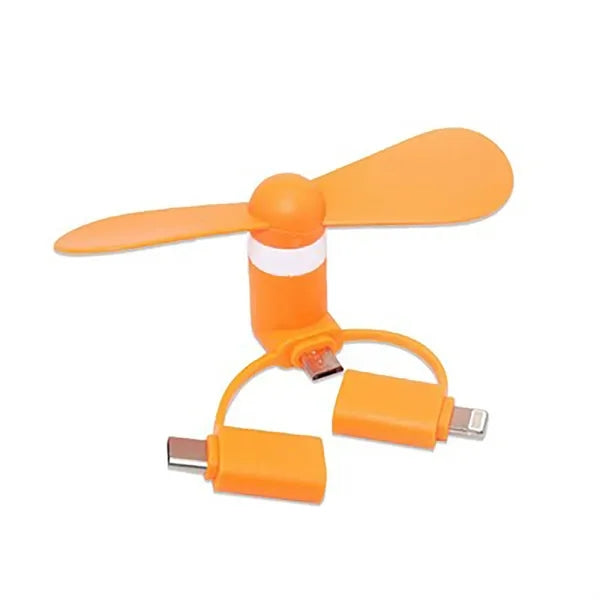 3 In 1 Mini Usb Cellphone Fan