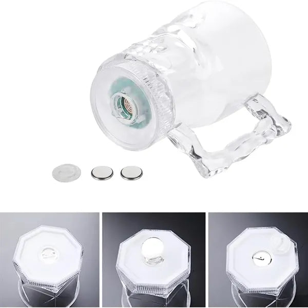 14 Oz Led Big Light Up Skull Mugs