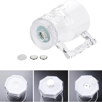 14 Oz Led Big Light Up Skull Mugs