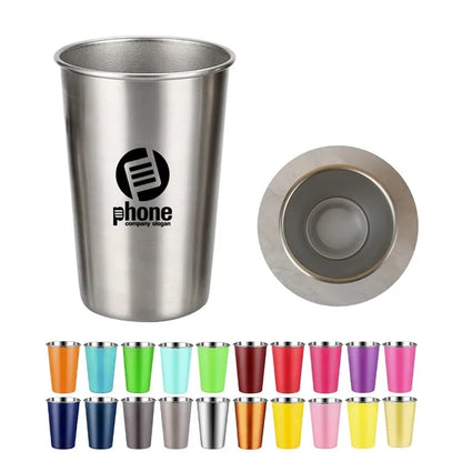 16oz Stainless Steel Wide Mouth Cup