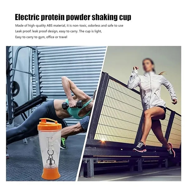 Electric Self Stirring Protein Shaker Bottle with Leak Proof