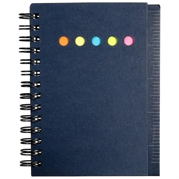 EcoNOTE Mini-Sticky Book with Ruler -4.25" x 5"