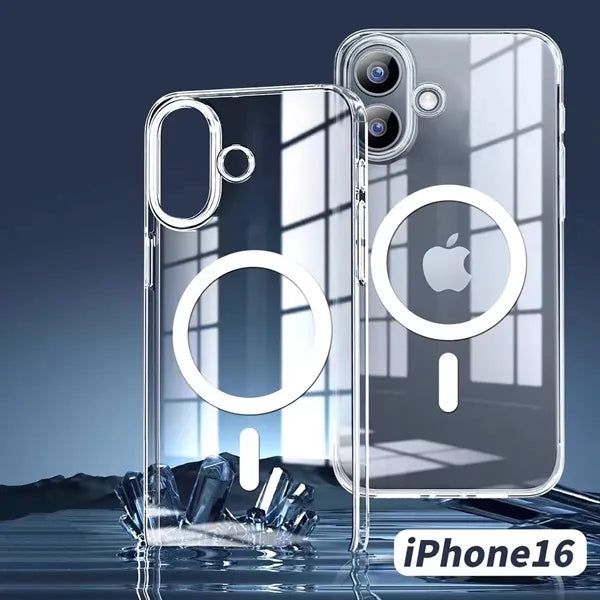 iPhone Case (Mag Safe) for 16 Series clear -TPU bumpers