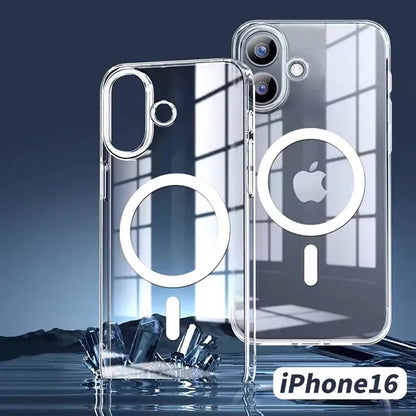 iPhone Case (Mag Safe) for 16 Series clear -TPU bumpers