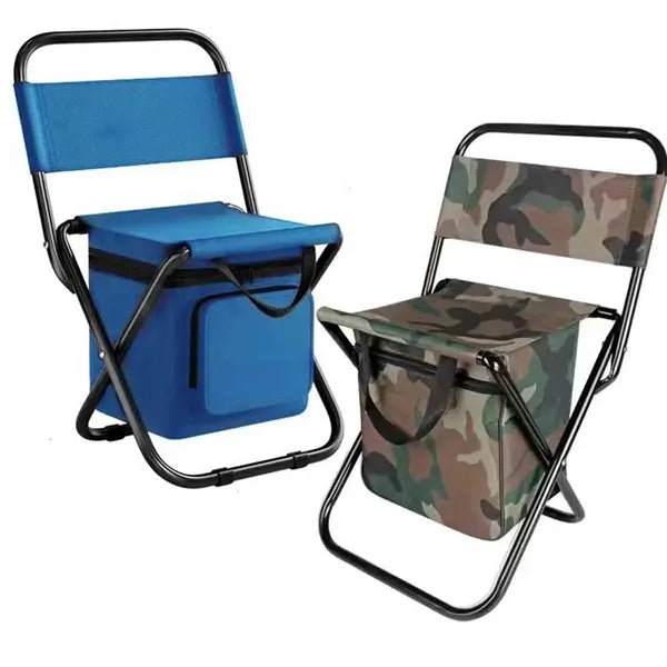 Foldable Fishing Chair W/Cooler Bag