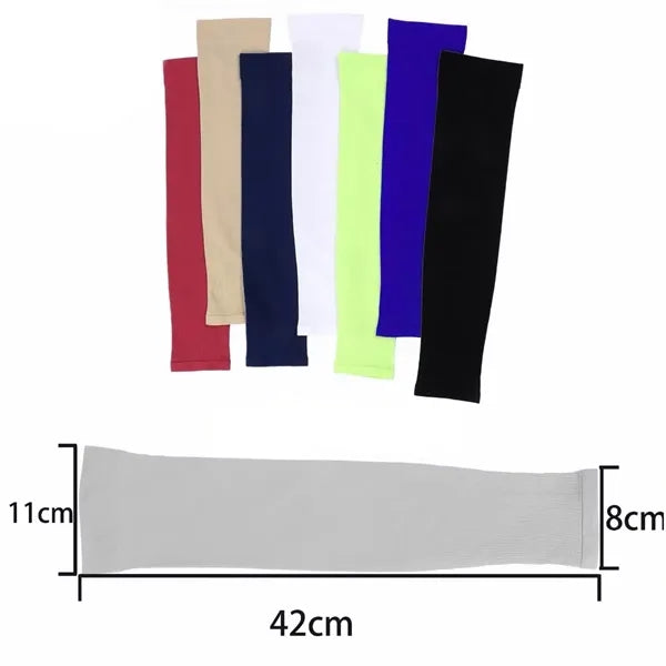 Protection Cooling Sports Sleeve Black Arm Sleeves