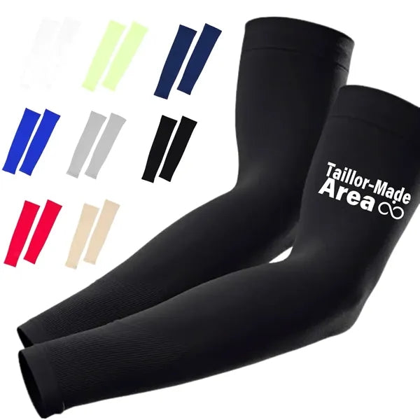 Protection Cooling Sports Sleeve Black Arm Sleeves