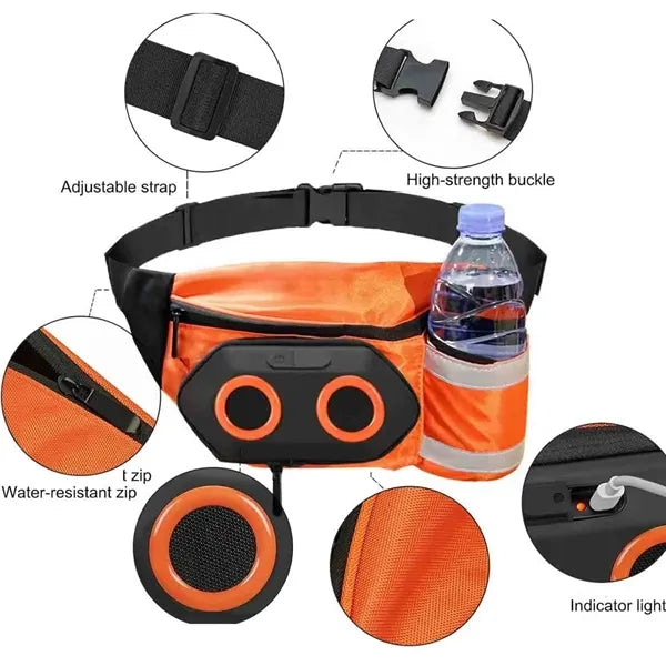 Fanny Pack with Bluetooth Speaker