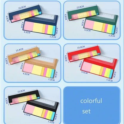 Colorful Sticky Notes Tabs Set