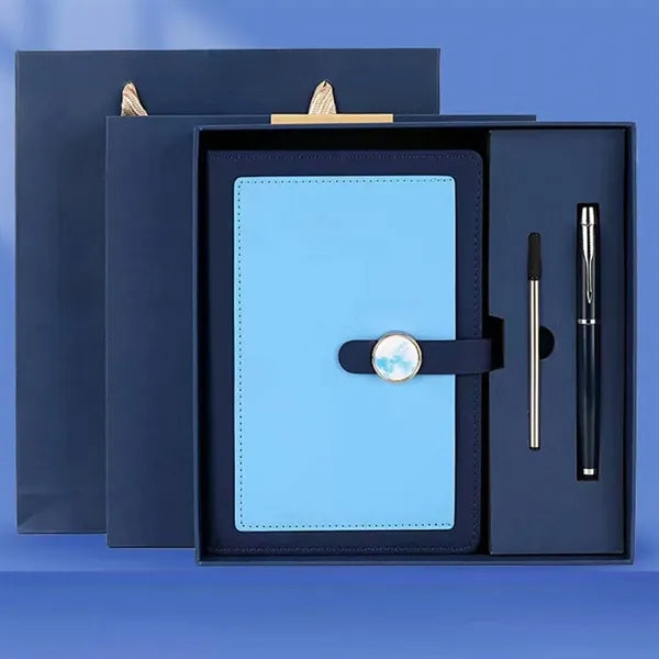 A5 Buckle PU Leather Multi-color Notebook
