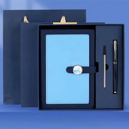 A5 Buckle PU Leather Multi-color Notebook