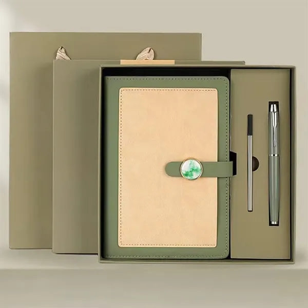 A5 Buckle PU Leather Multi-color Notebook