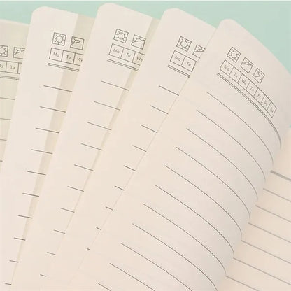 A5 Buckle PU Leather Multi-color Notebook