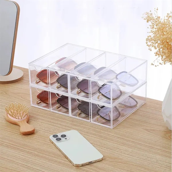 Acrylic Sunglasses and Glasses Custom Storage Case