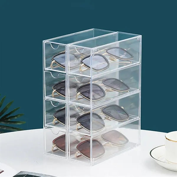 Acrylic Sunglasses and Glasses Custom Storage Case