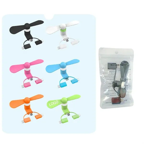 Portable Usb Cell Phone Mini Fan