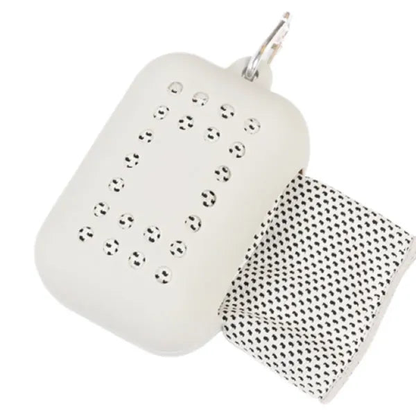 Portable Ice Cooling with Silicone Case Chilly Towel