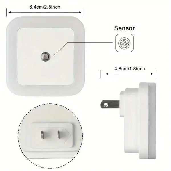 Energy Saving Light Sensor Minimalist LED Night Lamp