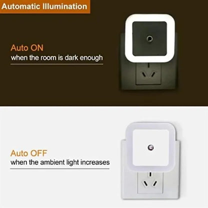 Energy Saving Light Sensor Minimalist LED Night Lamp