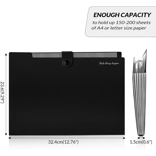 8 Pockets Accordion File Organizer