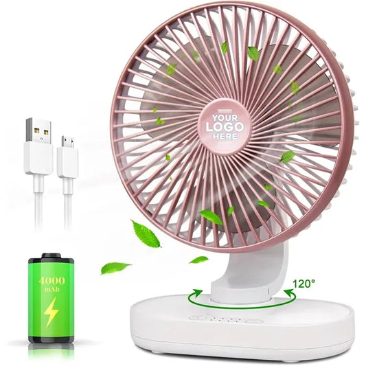 Rechargeable Desk Oscillating Fan