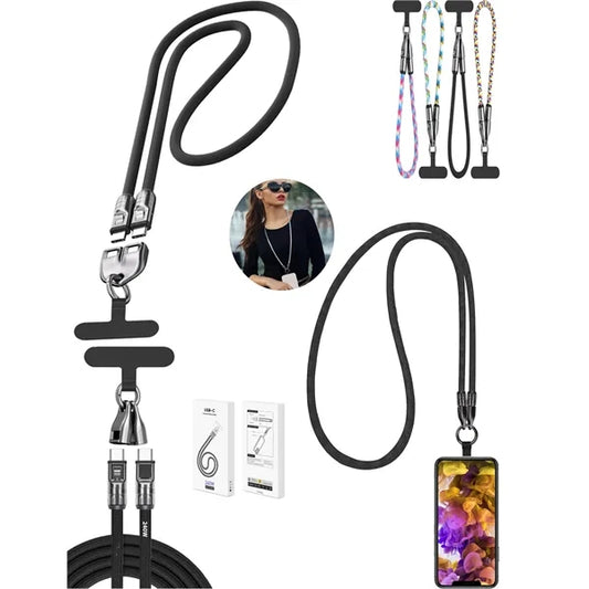 Fast Charging USB-C Cable Lanyard