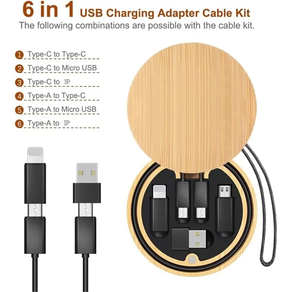 Multi USB Charging Adapter Cable Kit