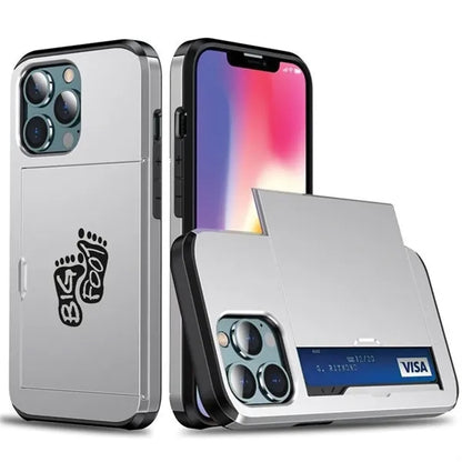 Armored Card Slot Case for iPhone 11/12/13