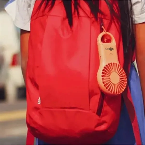 Mini Pocket Fan with Mountaineering Buckle