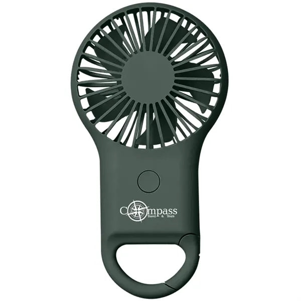 Mini Pocket Fan with Mountaineering Buckle
