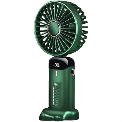 Rechargeable Digital Display Folding USB Fan