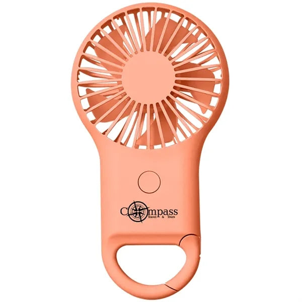 Mini Pocket Fan with Mountaineering Buckle