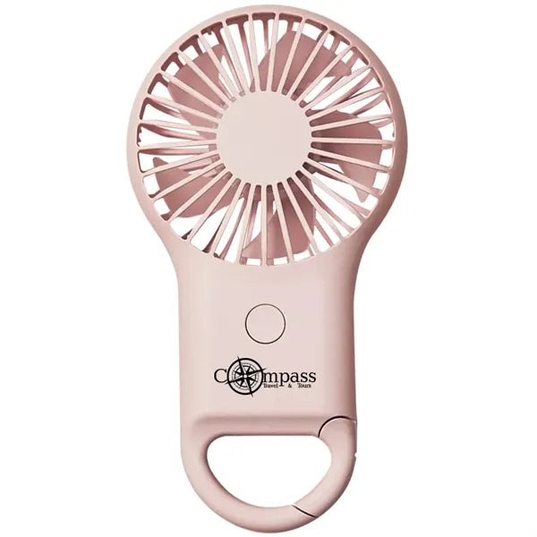 Mini Pocket Fan with Mountaineering Buckle