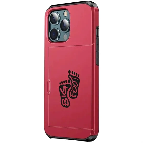 Armored Card Slot Case for iPhone 11/12/13